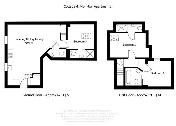 Dom wakacyjny 4 Monkbar Mews - Uk2693 York