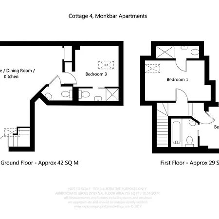 Сasa de vacaciones 4 Monkbar Mews - Uk2693 York